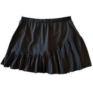 Spanx Get Moving Yes Pleats Pull-on Athletic Tennis Skorts Black XL
